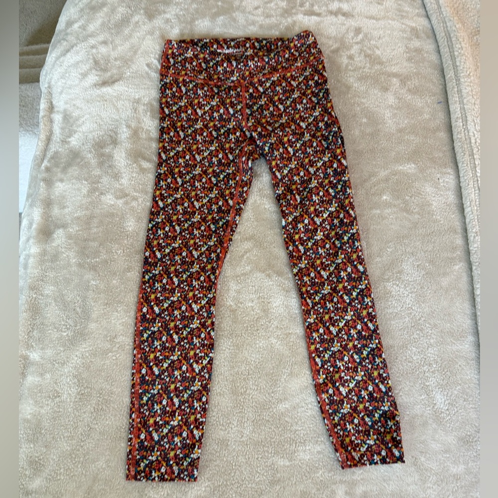 Outdoor Voices 7/8 Warmup Leggings Floral Print Size S